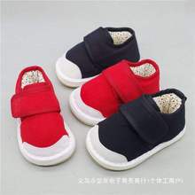传统宝宝手工棉鞋棉花内胆千层底加厚1-3岁2男女童吸汗冬季学步鞋
