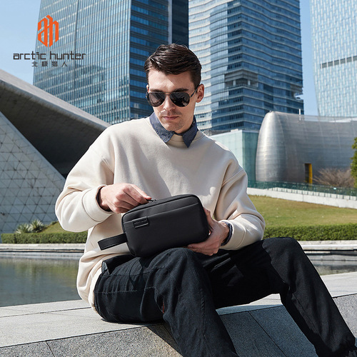 Cross-border new men's clutch bag, fashionable, simple and lightweight, daily commuting casual clutch bag, clutch bag for men