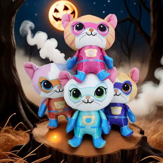 Cross-border Hot Sale Super Kitten Clan Superkitties plush plush toy doll doll