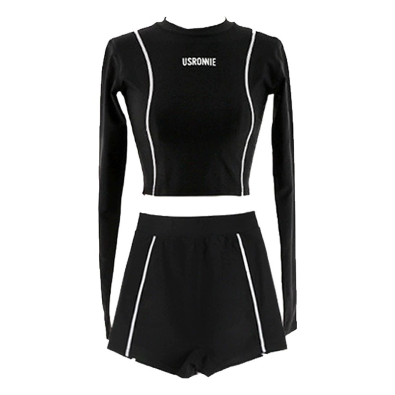 Разделяет купальник с медузой, женские трусы-боксеры с длинными рукавами, консервативный, закрывающий живот, для похудения, сексуальный пляжный купальник с горячими источниками, гидрокостюм