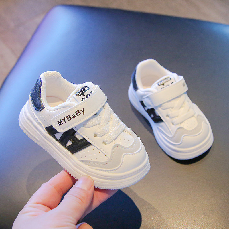 Estilo coreano de los muchachos nuevas zapatillas de deporte pequeñas zapatillas de deporte de primavera y otoño para niños zapatos de bebé niñas zapatillas de deporte casuales zapatos de bebé niño