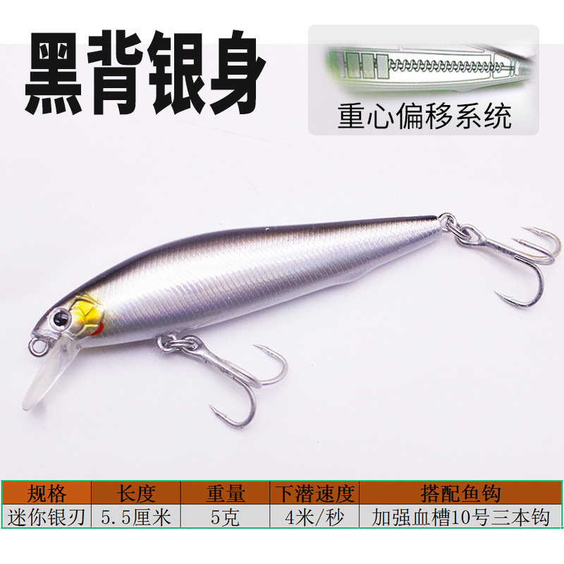 Floating Minnow Fishing Lures Hrad Plastic Baits Bass Trout Fresh Water Fishing Lure