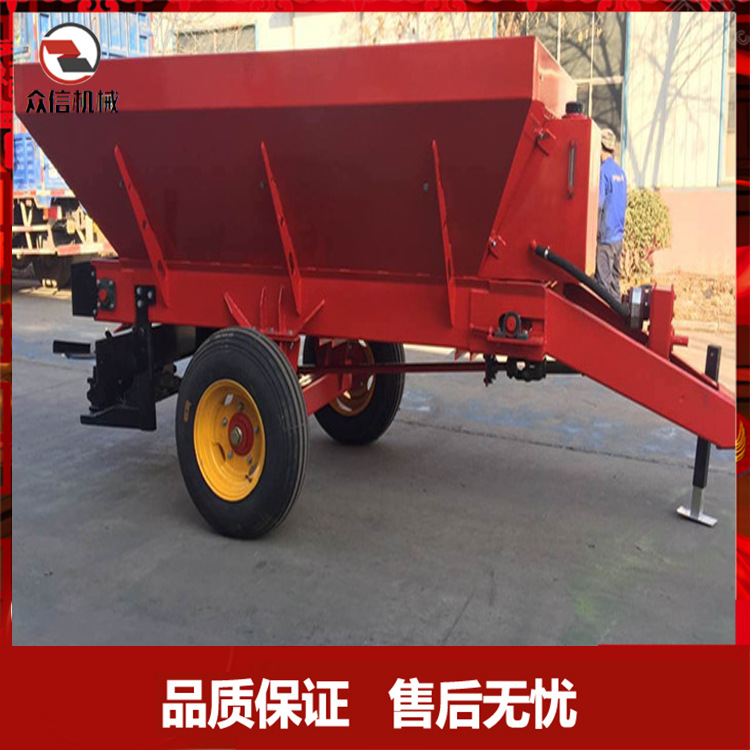 Factory supply manure spreader farm fertilizer spreader four-wheel tractor with manure spreader automatic manure spreader