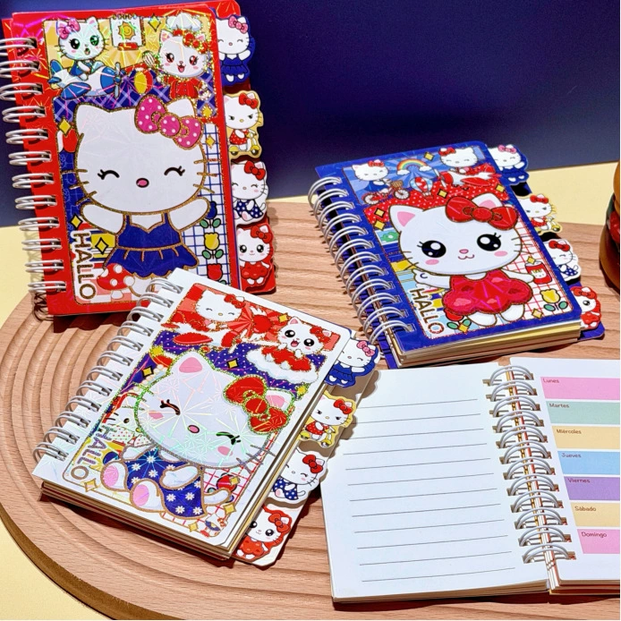 New arrival, cute separator coil notebook, cute good-looking girl 100K note pad, notepad