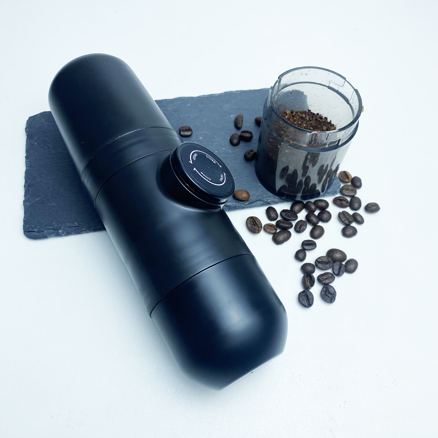 Máquina de café espresso cápsula Viaje Presionar manualmente café en polvo Taza de café italiana cafetera americana