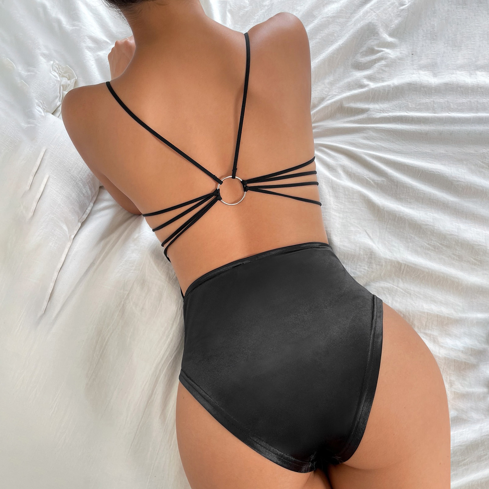 Сексуальная майка топ, боди, комбинезон, европейский стиль, эффект подтяжки, с открытой спиной, в обтяжку