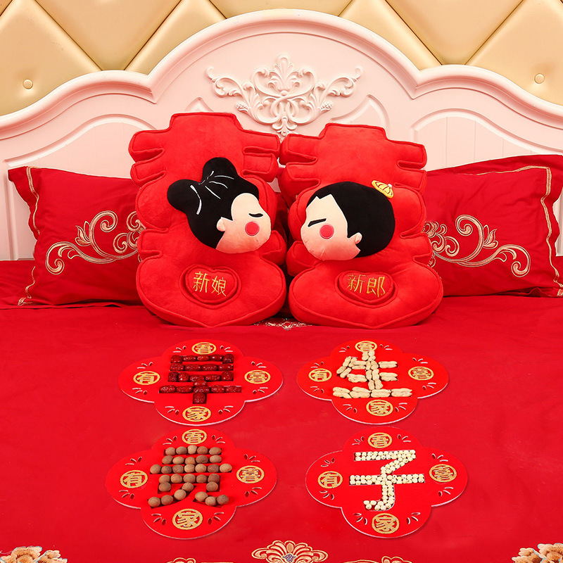 Venta al por mayor presionando la cama temprano nacimiento decoración boda cama decoración boda creativo boda sala de boda diseño boda Boda boda suministros de la boda