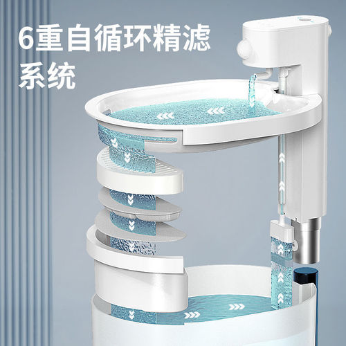 uah Youha Pet Cat Water Dispenser Intelligent Automatic Cycle Unplugged Wireless Sensor Dog Water Dispenser