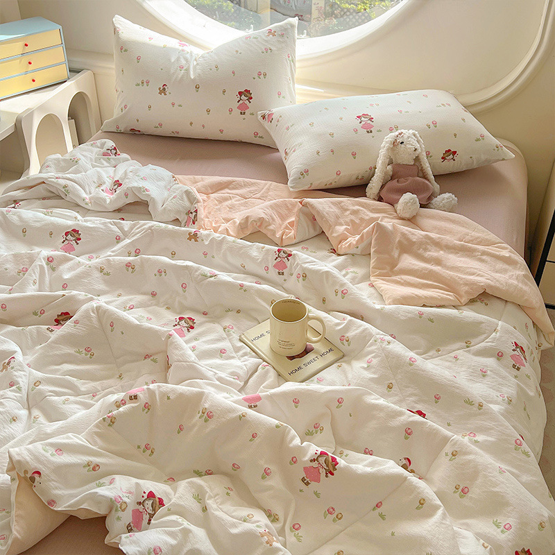 허니러브 [슈퍼소프트 알몸수면 더블 레이어 거즈 여름이불]