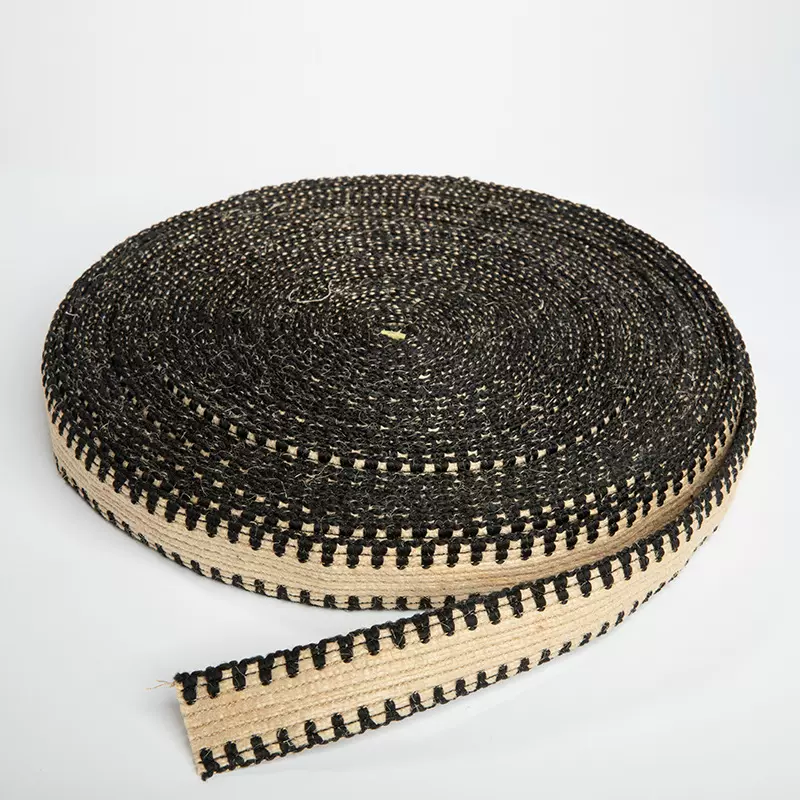 厂家直销鞋面pp草松紧带手工DIY服装腰带辅材料双边跳线罗文织带