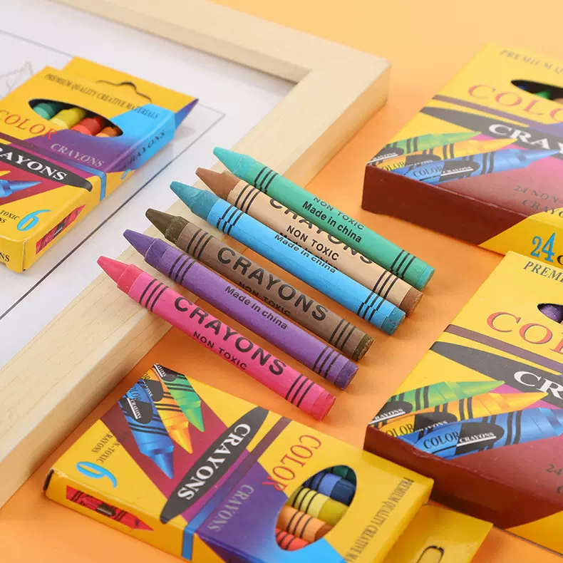 儿童文具多色套装蜡笔 填色涂鸦油画棒 小学生儿童绘画课绘画笔