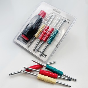 9-in-1 Strong Magnetic Yu-Shaped Plum Blossom Triangle Special-Shaped Multi-Functional Household Disassembly Screwdriver Set