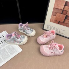 现！儿童鞋2026春秋新款低帮防踢运动鞋韩版女孩时尚百搭学生鞋子