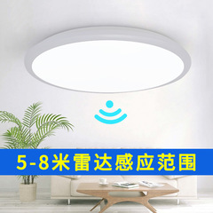 人體感應聲光控雷達感應吸頂燈樓梯燈樓道套件工程中山LED感應燈