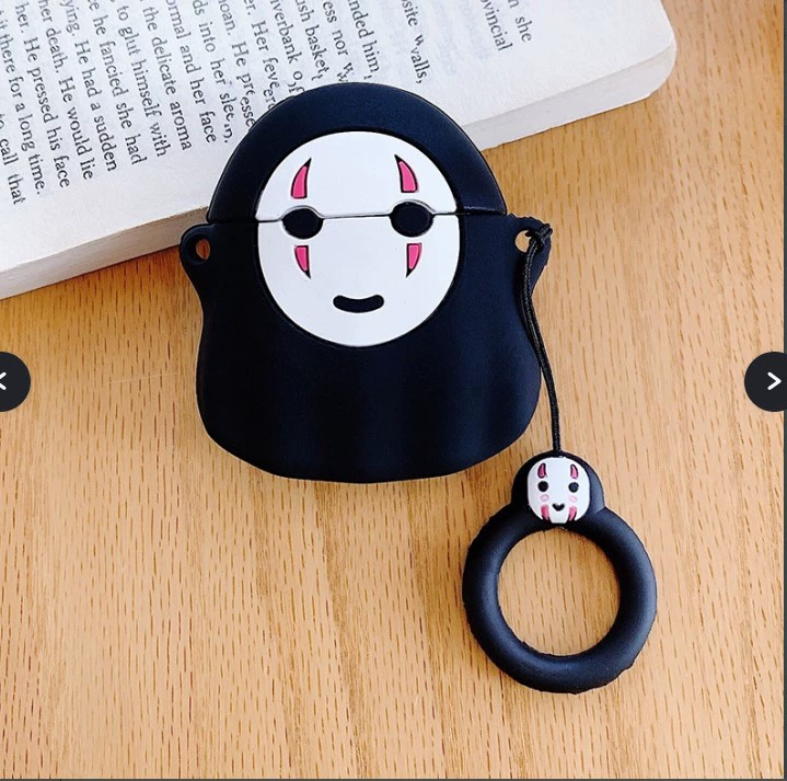 Защитный чехол Cartoon для Apple AirPods 1/2/Pro/3 — силиконовый брелок, совместим с беспроводной зарядкой
