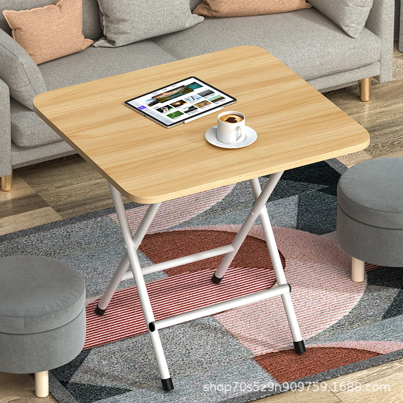 Mesa plegable simple mesa de comedor dormitorio plegable casa de alquiler mesa pequeña cabina de niñas