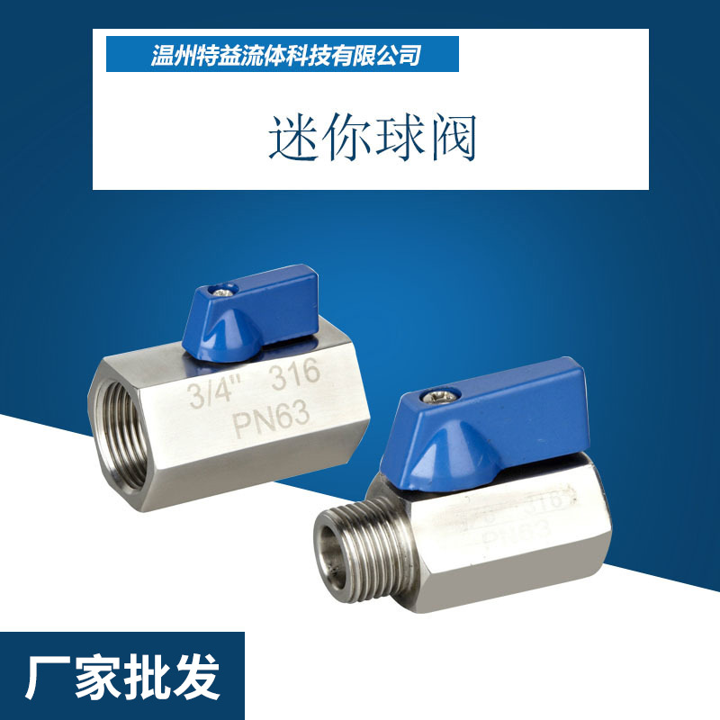 双外螺 纹内外 螺纹球阀 不锈钢球阀 迷你球阀丝扣球阀 各种手柄