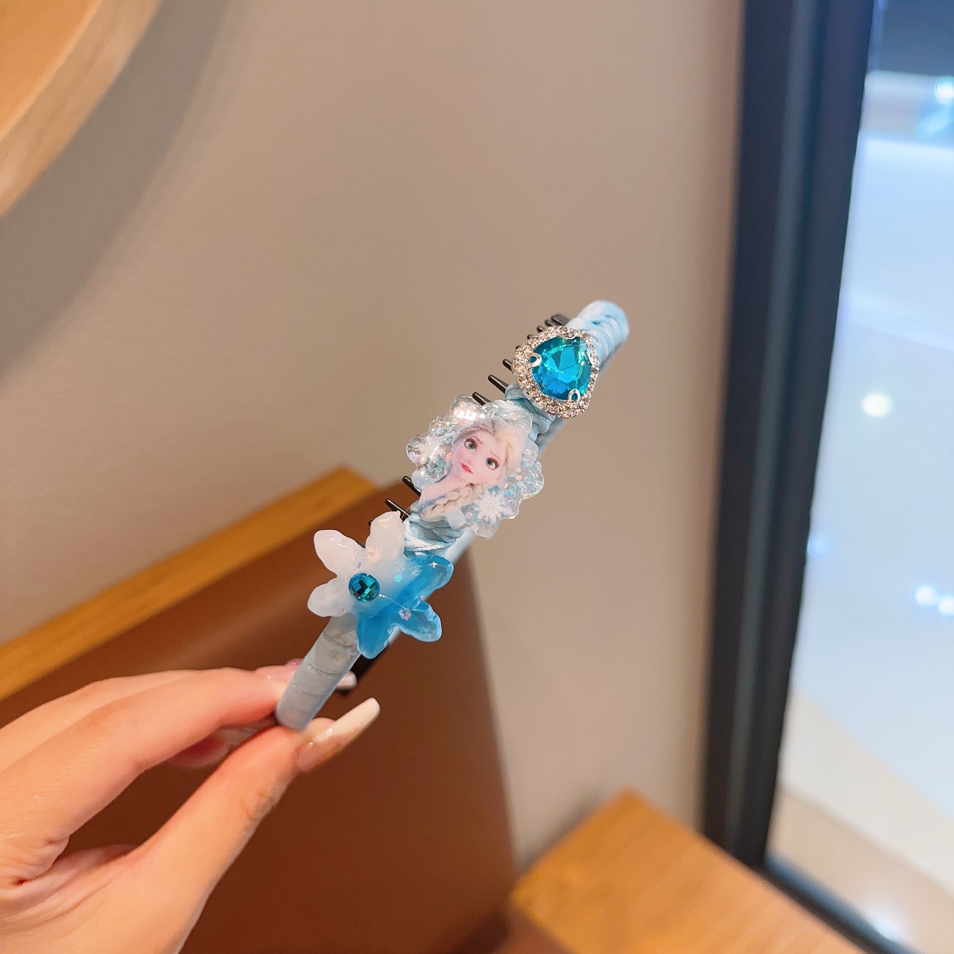 Nueva princesa Aisha clip de pelo para niños clip de pelo helado y nieve clips de pelo para niñas princesa viento lindos joyas para el pelo