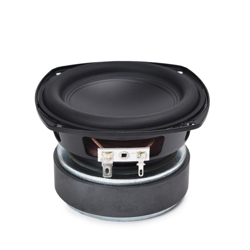 4 インチ 4 オーム 40 ワット湾曲ブラックブラケット IPX7 屋外防水外部強力磁気重低音効果スピーカー|undefined