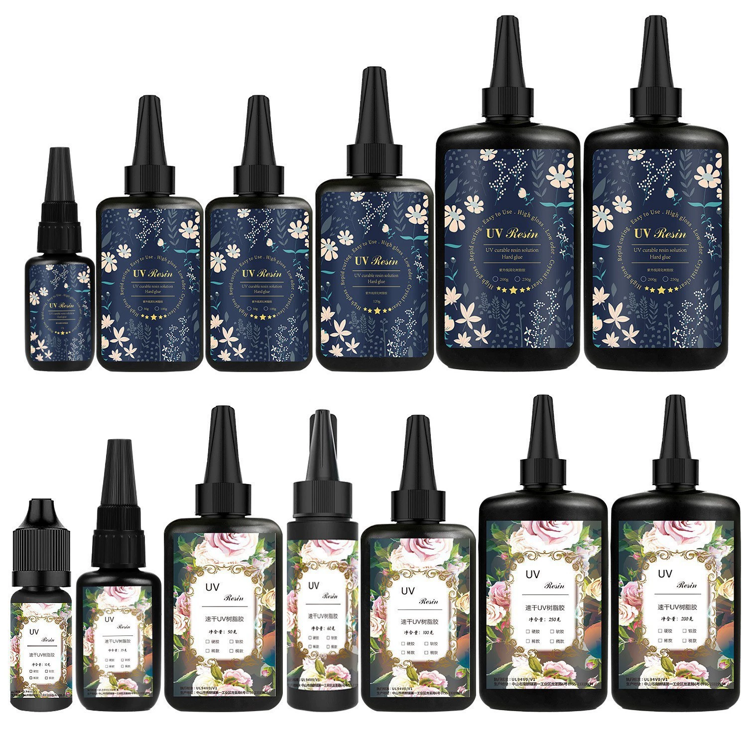 Прямые поставки с завода: высокопрозрачный УФ-клей для смолы, быстросохнущий масляный клей для DIY, ручной работы, УФ-отверждаемый клей.