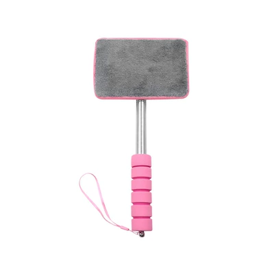 Front Windshield Cleaning Brush, Car cleaning tools - dust-and-fog-removal-telescopic-pole-pink