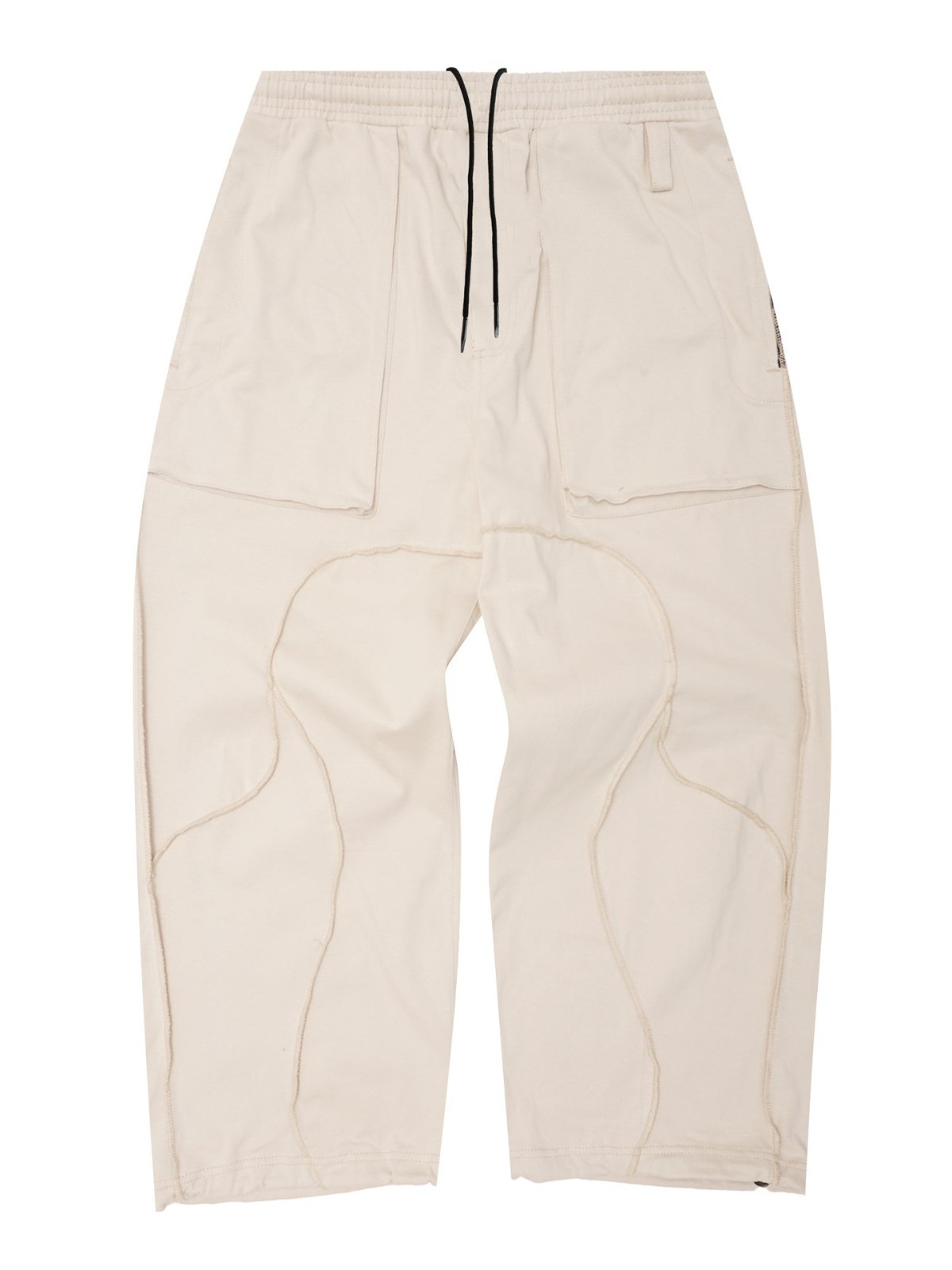 Pantalones Largos Deportivos con Empalme Retro para Hombre de Poliéster Absorbente de Humedad para Ocio y Correr