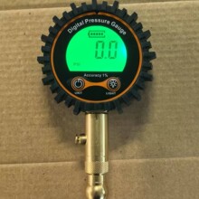 轮胎数显测压表检测表胎监测表大屏显示快速测压可放气法式单车测