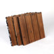 Thickened 1.5 Wood Carbonized Floor Outdoor Wood Floors Splicing Pinus sylveau Garden Terrace
