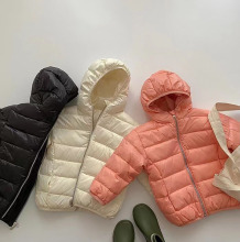 儿童羽绒服 季季乐 放大镜冬款中长款白鸭绒外套品牌童装直播货源