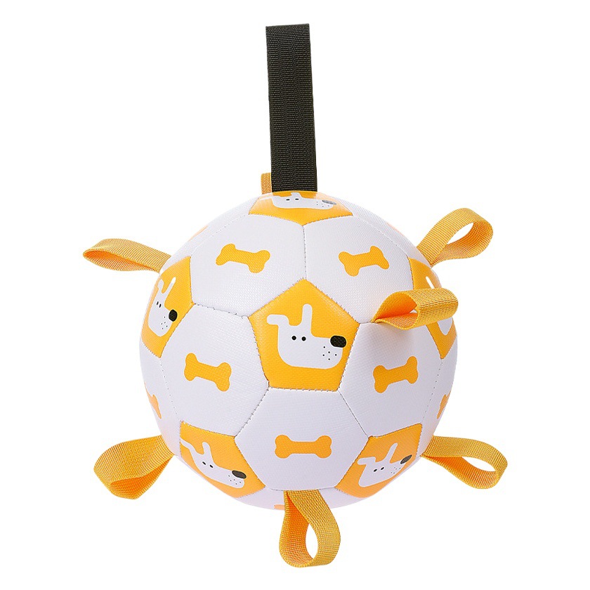 Pelota de Juguete para Mascotas, Juguete para Perros al Aire Libre, Pelota de Fútbol Inflable con Sonido, Juguete Interactivo para Perros, Entrenamiento, Venta al por Mayor Transfronteriza