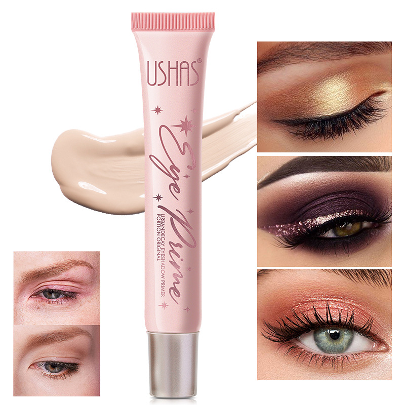 USHAS punto transfronterizo venta caliente crema de ojos de acción prolongada corrector sombra de ojos líquida sombra de ojos de alto brillo corrector F