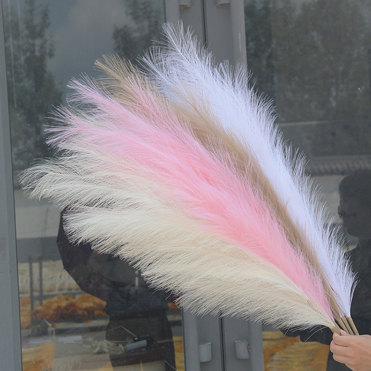 Reed Flower Decorative Floor Ornaments, Dried Flowers, Immortal Flowers, Wedding Feathers, Fireworks, Cross-Border Bouquets, Flower Arrangements, Immortal Artificial Flowers