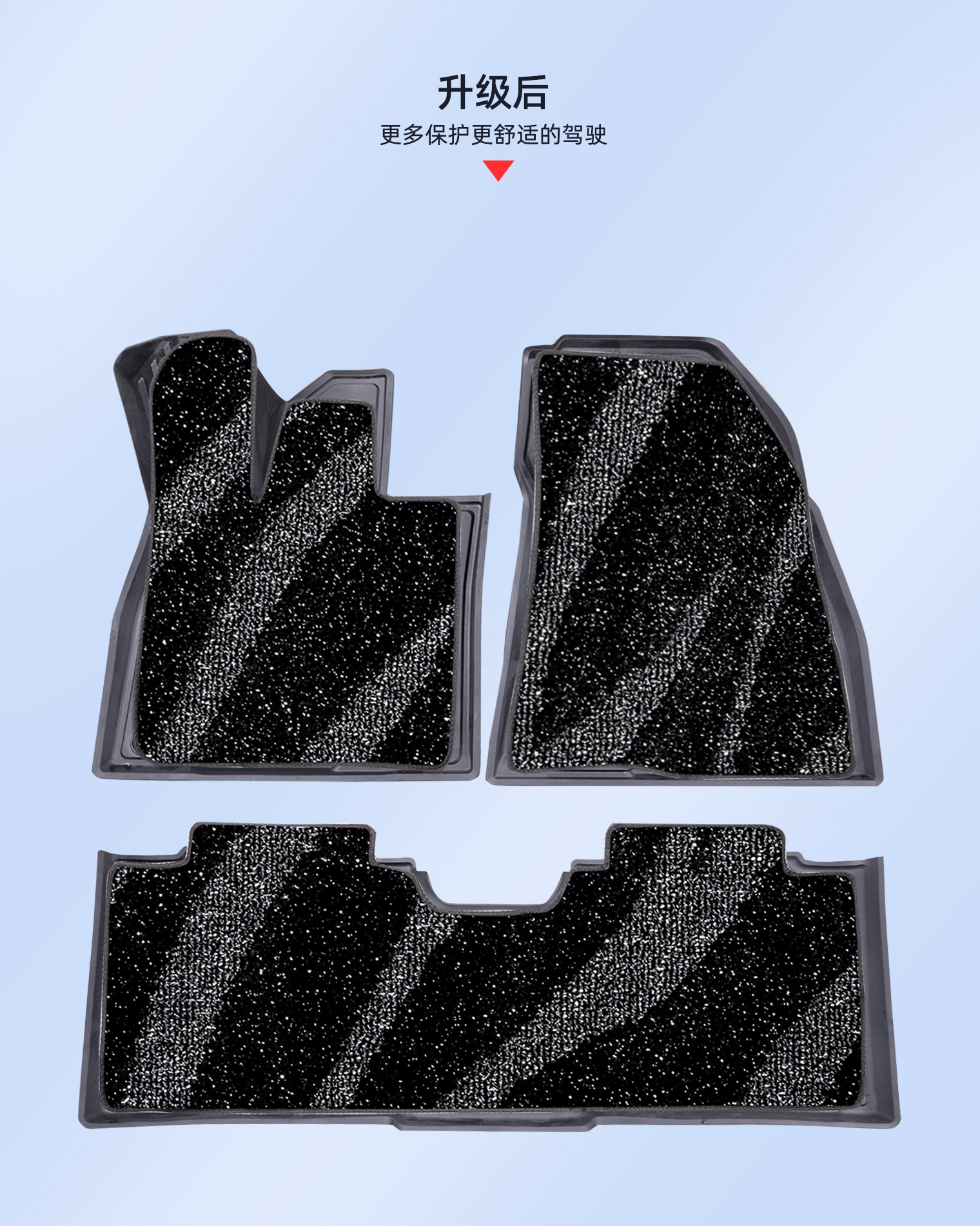 Suitable for Geely Galaxy A7 Starship 7 Star Wish E5 Upper Carpet Floor Mats, Stain-Resistant and Waterproof Geely Star Wish Floor Mats