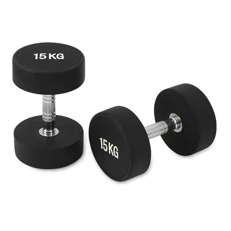 Selección estricta de peso de cabeza redonda encapsulado adhesivo gimnasio para hombres y mujeres equipos de gimnasio de peso de cabeza redonda domésticos equipos de gimnasio comerciales