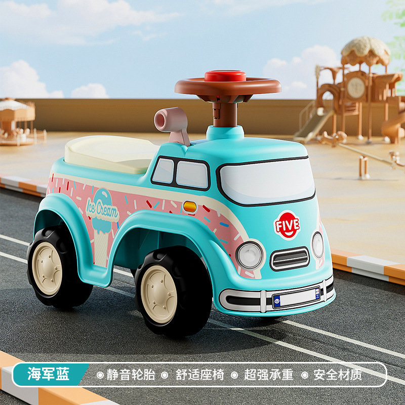 Coche de torsión para niños, coche de bomberos para niños, patineta de 1 - 3 años de edad, coche de equilibrio de cuatro ruedas, coche de juguetes para bebés