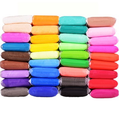 Factory wholesale 36 color 100 grams of ultra-light clay Plasticine space mud color mud toy diy handmade stall supply Factory wholesale 36 color 100 grams of ultra-light clay Plasticine space mud color mud toy diy handmade stall supply