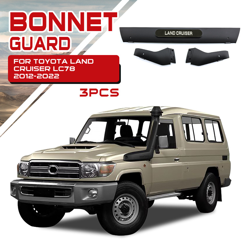 Land Cruiser lc78 cinturón de moldeo por inyección especial con etiqueta de letra con bloque de grava de 3 piezas