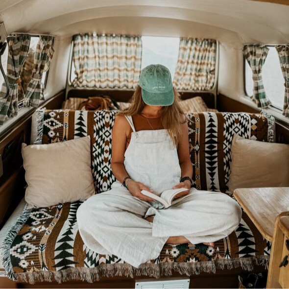 Vanlife blanket Hiking Blanket Blanket Cover Blanket Outdoor Desert RV Travel Blanket