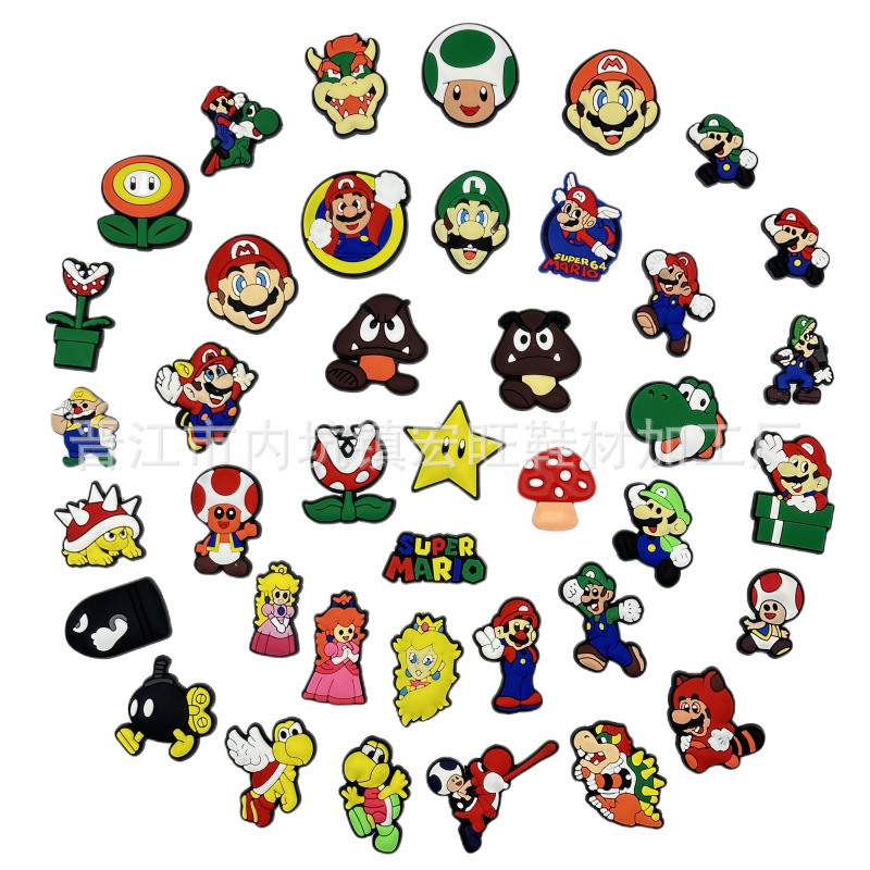 New Mario Mario Super Mary Cave Shoes Shoes Flower Accessories Garden Shoes Buckle DIY Shoes Accessories Cross Border New Mario Mario Super Mary Cave Shoes Shoes Flower Accessories Garden Shoes Buckle DIY Shoes Accessories Cross Border