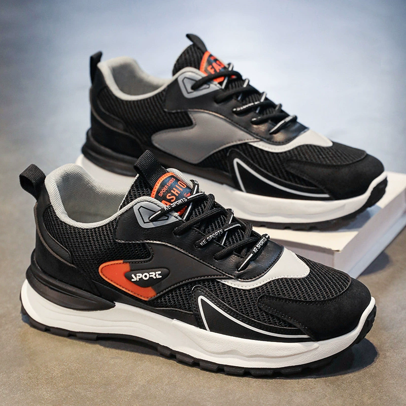 Осенняя мужская обувь новая дышащая сетка спортивная обувь мужская корейская мода