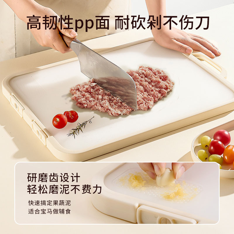 カットボードはカビが発生しにくい、家庭用食品グレードの両面粘着ボード、野菜と果物のカッティングボード、ステンレス製のカッティングボード|undefined