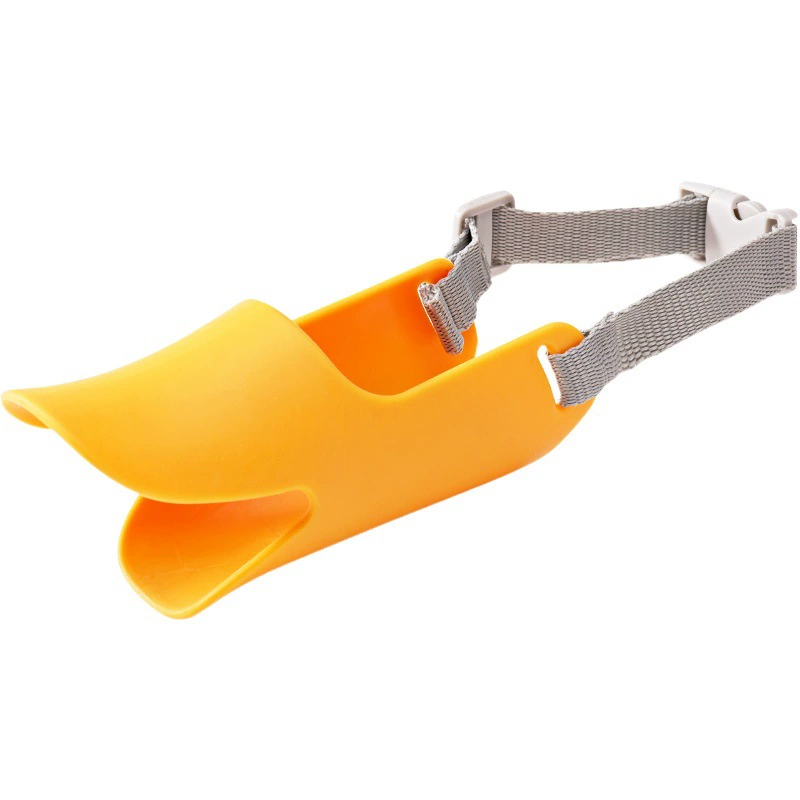 Собака утиная намордник против укусов вызывает еду ест плюшевый Чехол маленькие щенки лай маска для домашних животных поставки Kiki Bomei