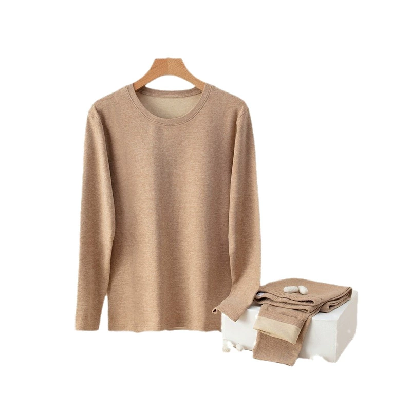 Velvet keeps warm набор, зимнее и осеннее термобелье, костюм, круглый ворот