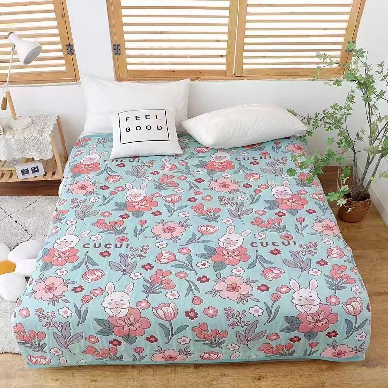 A small flower rabbit blue blanket / 150*200CM