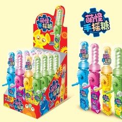 Hand-cranked spinning candy stick, same as the candy, direct sales fruit-flavored creative candy, children's fun snack