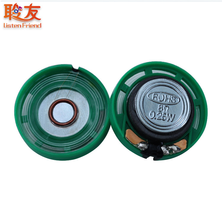 21/23/27/29/36/40/50/57mm8ユーロ0.25ワットゴムシェル外付け磁気スピーカー0.5wプラスチックスピーカー|undefined
