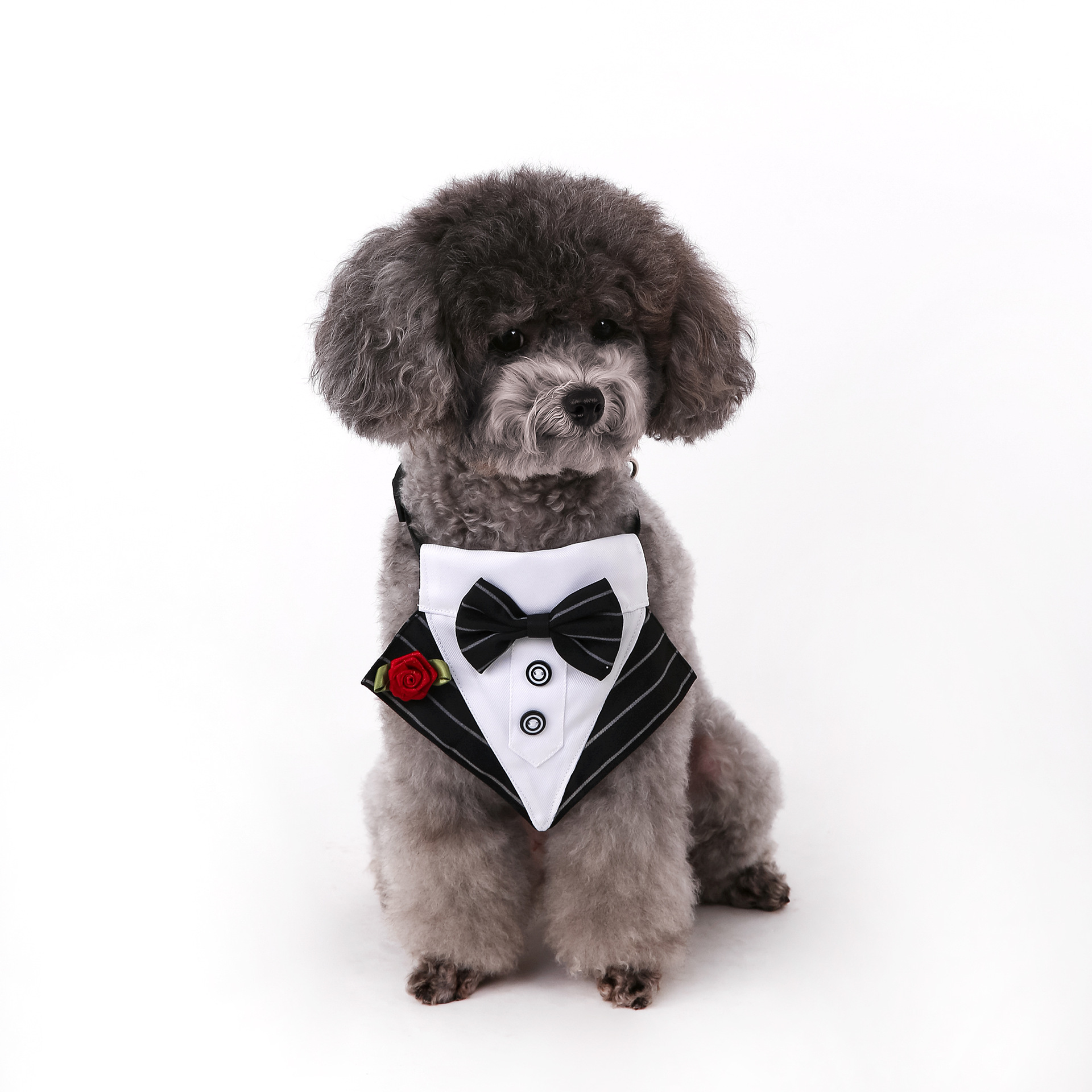 Navidad Año Nuevo transfronterizo nuevo estilo británico trajes de boda toallas de boda toallas de triángulo bufandas para mascotas