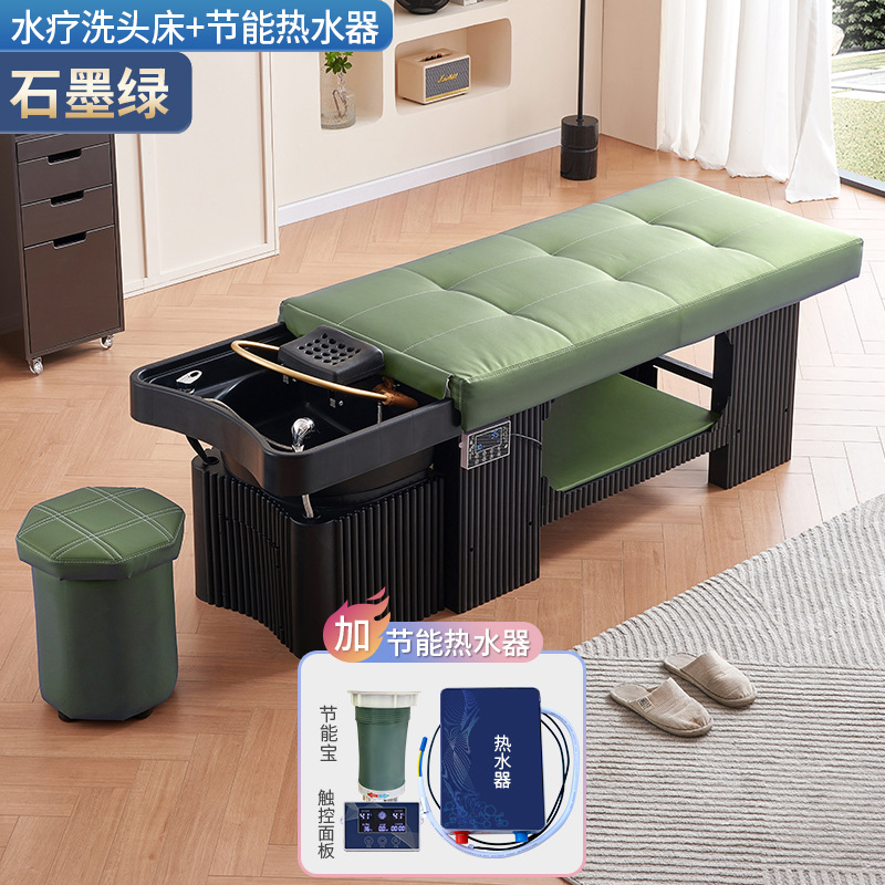 Grafite verde + circulación de agua + calentador de agua