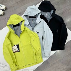 新しいNiaojiaフラットジャケット、アーバンアウトドアハードシェルスポーツとレジャー防風、耐油、防水フルラミネートジャケット