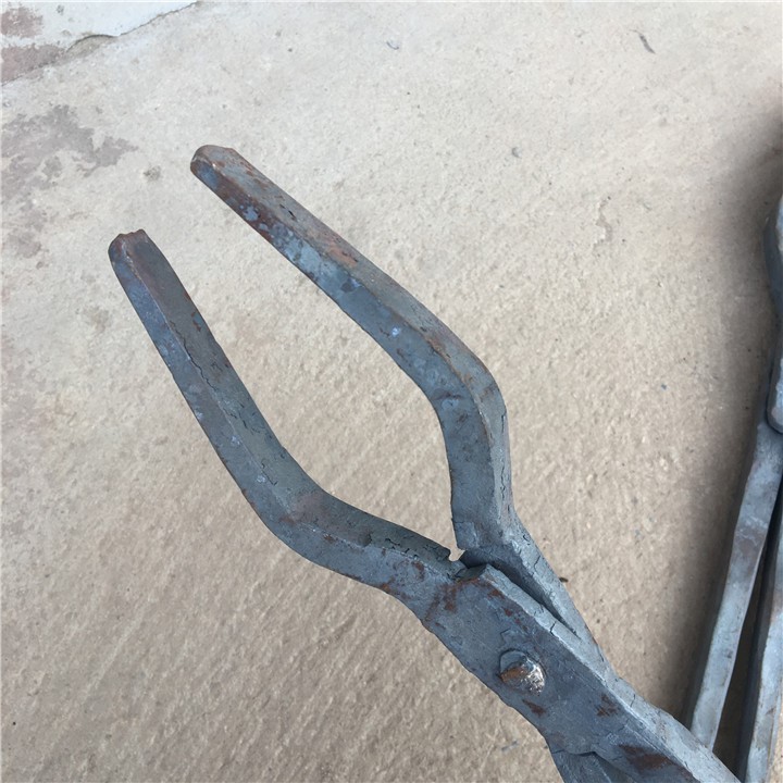 弯扁嘴铁钳铝锭钳/溶铝夹子铁镊子夹持类手动打铁工具包邮可